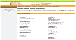 Desktop Screenshot of bloggersg.com